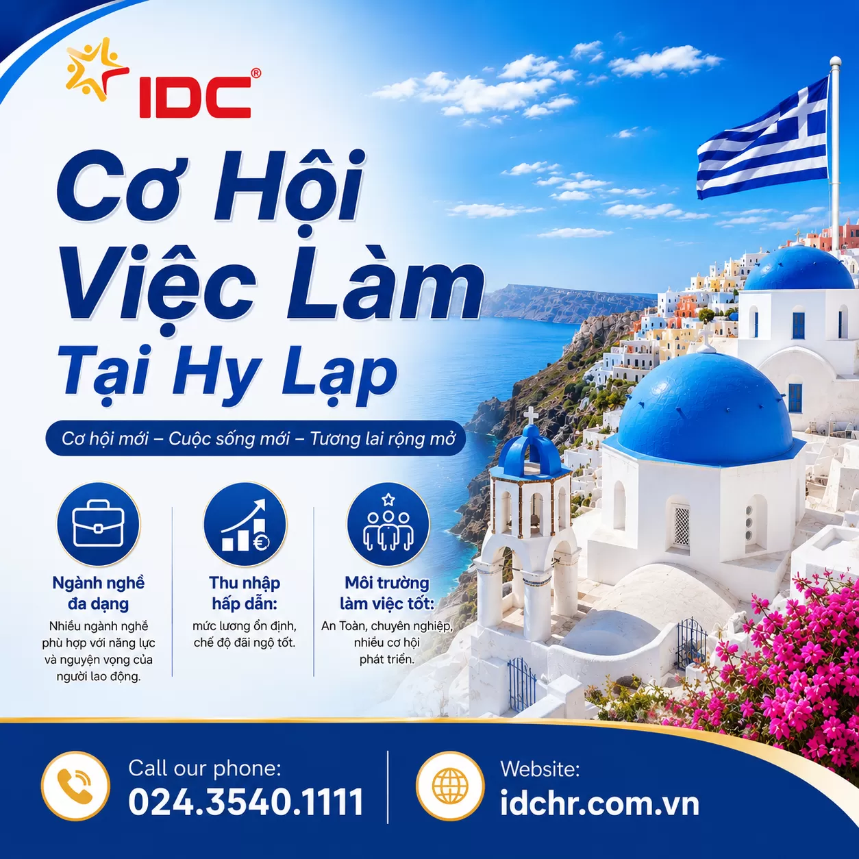 MỞ CÁNH CỬA TƯƠNG LAI TẠI HY LẠP